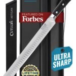 Cutluxe Brisket Knife – 12" Carving & Slicing Knife for Meat & BBQ – Razor Sharp German Steel, Sheath Included,...